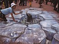 Julian Beever 3�͂�����د����ĉ�����